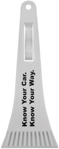 Promotional Ice Scrapers: 9 inch Visor Clip Ice Scrapers